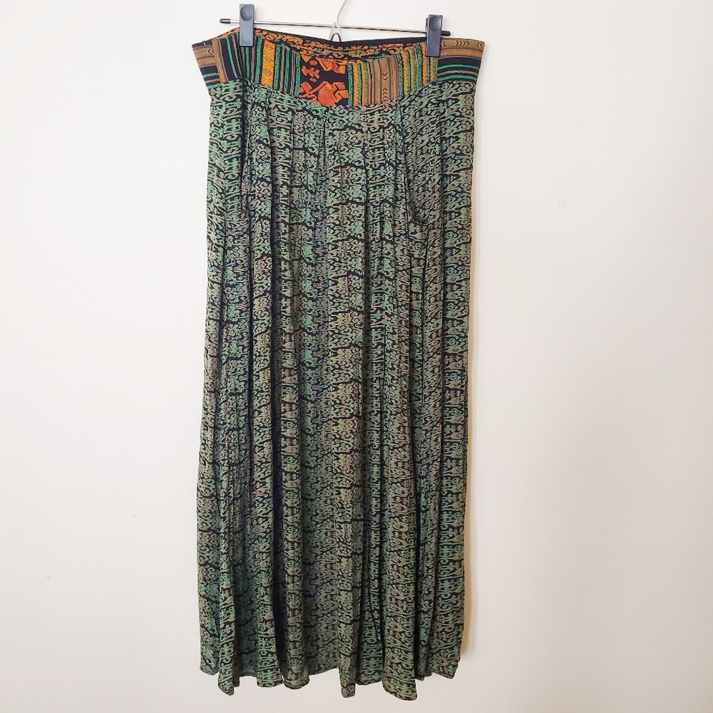 Vintage Marsha Brander Pleated Peasant Skirt